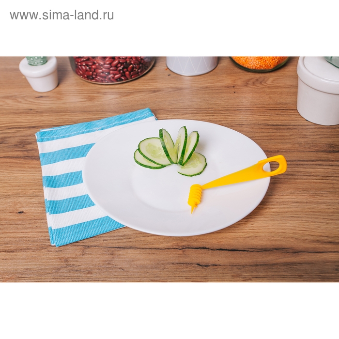 Овощерезка спиралью Доляна &laquo;Буратино&raquo;, 10,5 см, цвет МИКС