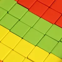 Кубики деревянные 60 штук