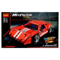 Конструктор Техно &laquo;Красная молния&raquo;, инерционный механизм, 814 деталей