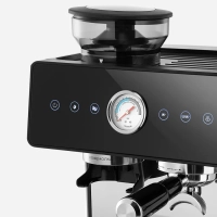 Кофейная станция кофеварка рожковая и кофемолка КТ-7577