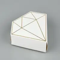 Коробка подарочная под бижутерию &laquo;Белая, тиснение&raquo;, 10 х 9 х 3.5 см