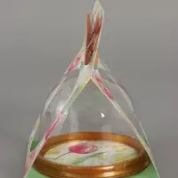 Коробка с куполом "Тюльпаны с мимозой" 11,5 х 12 х 15,5 см