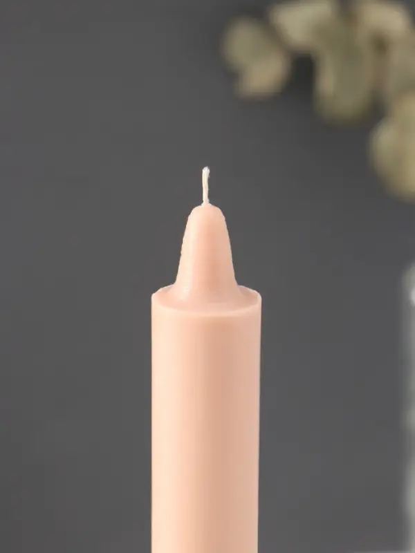 Ароматическая свеча парафиновая хозяйственная, 2.4&times;21 см, 80 г, капучино