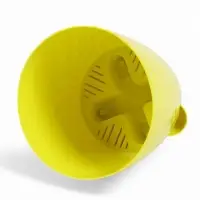 Кашпо с прикорневым поливом "Румба" 1,5 л, D14 см, h-14,5 см, цвет лимон