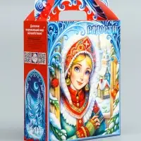 Подарочная новогодняя коробка &laquo;Радости&raquo;, 17&times;6.8&times;20.8 см