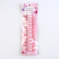 Заколки для волос детские &laquo;Для самой нежной&raquo;, 10 шт., 5 х 1 см