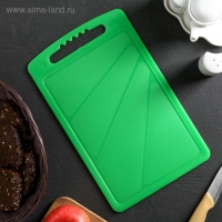 Доска разделочная, 32&times;20 см, цвет МИКС