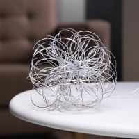 Светодиодная фигура &laquo;Облачко&raquo; 15 см, 15 LED, батарейки ААx2 (не в комплекте), свечение теплое белое