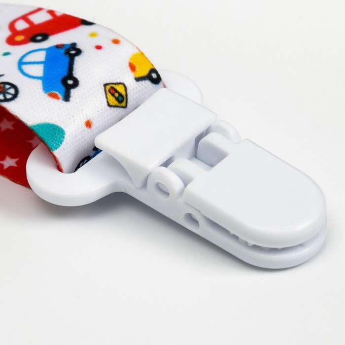 Держатель для соски - пустышки &laquo;Транспорт&raquo;, на ленте