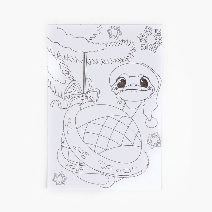 Раскраска антистресс на новый год. Открытки для вдохновения &laquo;В ожидании Нового года&raquo;, А6