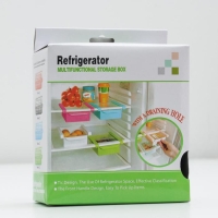 Полка подвесная в холодильник, 16&times;15,5&times;7 см, цвет МИКС