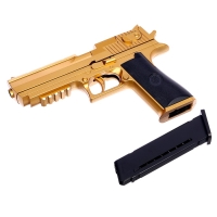 Пистолет детский &laquo;Дигл&raquo;, стреляет мягкими пулями, вылетают гильзы, автоматическая перезарядка