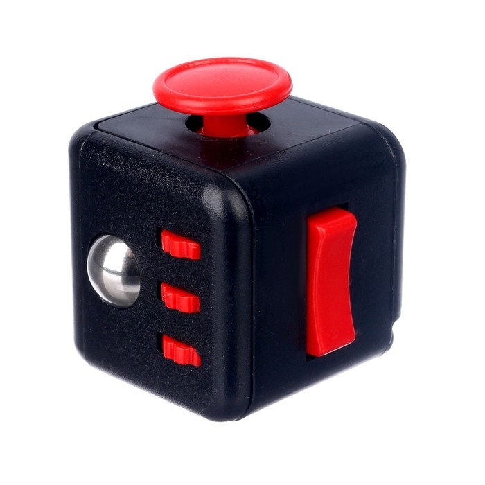 Фиджет кубик антистресс &laquo;100% спокойствие&raquo;, МИКС, в шоубоксе