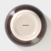 Салатник керамический Доляна &laquo;Морской мир&raquo;, 800 мл, d=14 см, цвет коричневый