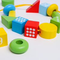 Логический игровой набор &laquo;Бусы&raquo;, 30 деталей