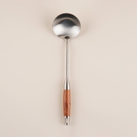 Половник из нержавеющей стали SL Home, &laquo;Рустик&raquo; 38&times;10 см, цвет серебряный