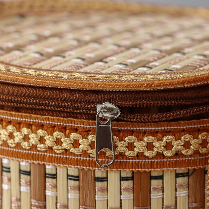 Корзина для хранения Доляна Nature, 24&times;14,5&times;14,5 см, бамбук