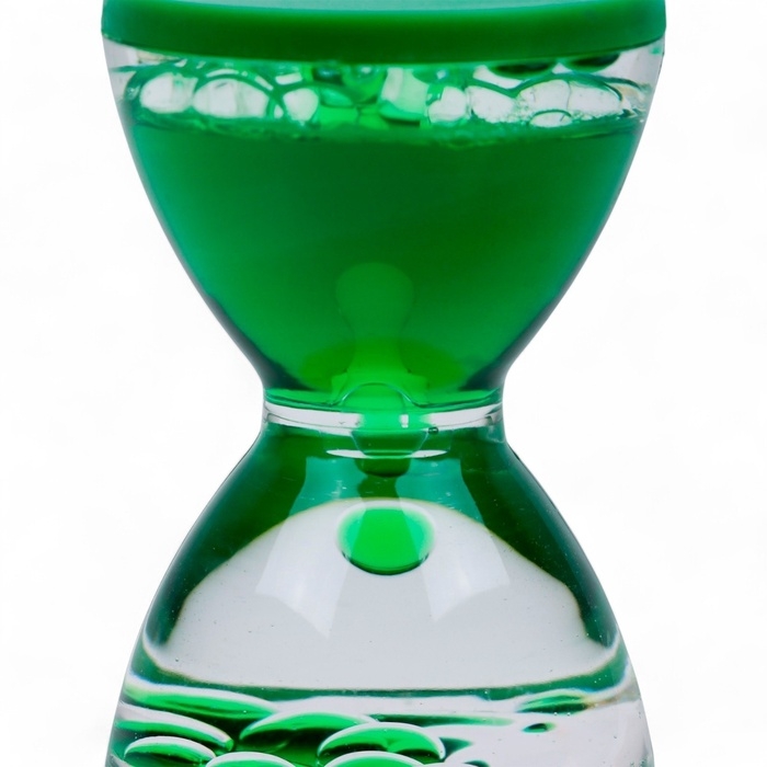 Гелевые часы, антистресс, 4.5 х 7 см, зеленые