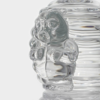 Баночка стеклянная для мёда и варенья &laquo;Медвежонок&raquo;, 200 мл, 11,5&times;9,3 см