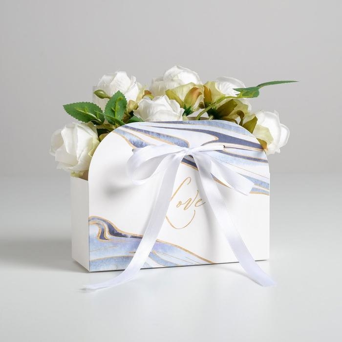 Переноска для цветов складная &laquo;Love&raquo;, 17 &times; 13 &times; 7 см