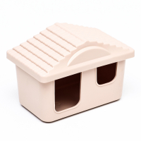 Клетка-мини для грызунов "Пижон" №1, укомплектованная, 27 х 15 х 13 см, бежевая