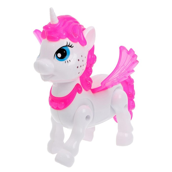 Музыкальная игрушка «Любимый единорог» ходит, звук, цвет МИКС Музыкальная игрушка «Любимый единорог» ходит, звук, цвет МИКС