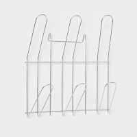 Сушилка для посуды Доляна &laquo;Стойка&raquo;, 8-образная, 40&times;23,5&times;34 см, цвет хромированный