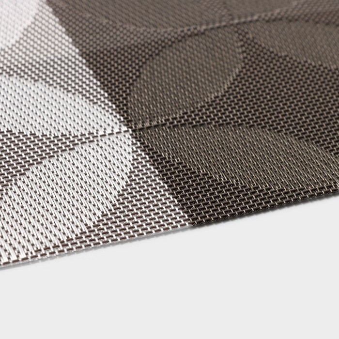 Салфетка сервировочная на стол Доляна &laquo;Пики&raquo;, 45&times;30 см, цвет коричневый