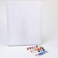 Картина по номерам на холсте с подрамником &laquo;Девушка с драконом&raquo;, 40 х 50 см