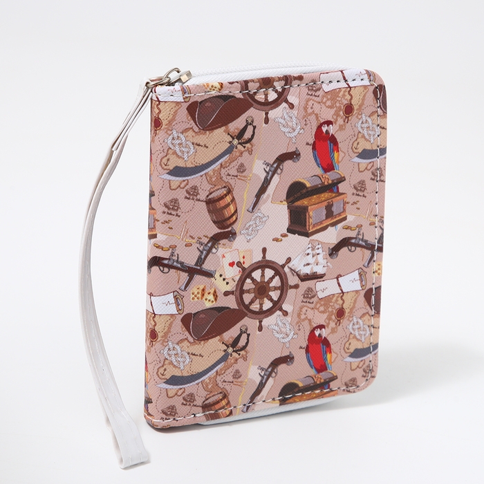 Кошелёк детский на молнии &laquo;Выбражулька&raquo;, цвет бежевый