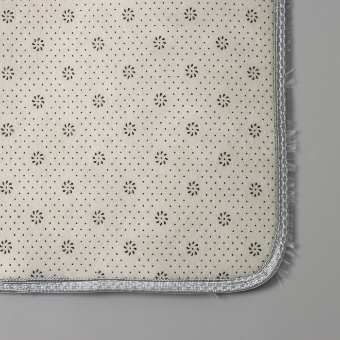 Коврик для дома Доляна &laquo;Пушистик&raquo;, 50&times;80 см, цвет серый