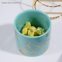 Конфетница керамическая &laquo;Изумруд. Птичка&raquo;, 220 мл, 9&times;20,5 см