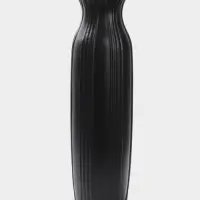Ваза напольная керамика "Боливар" 61х15 см, чёрный