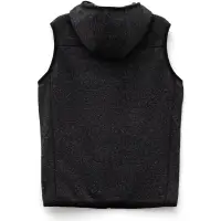 Жилет с капюшоном унисекс Gotland, черный, размер L