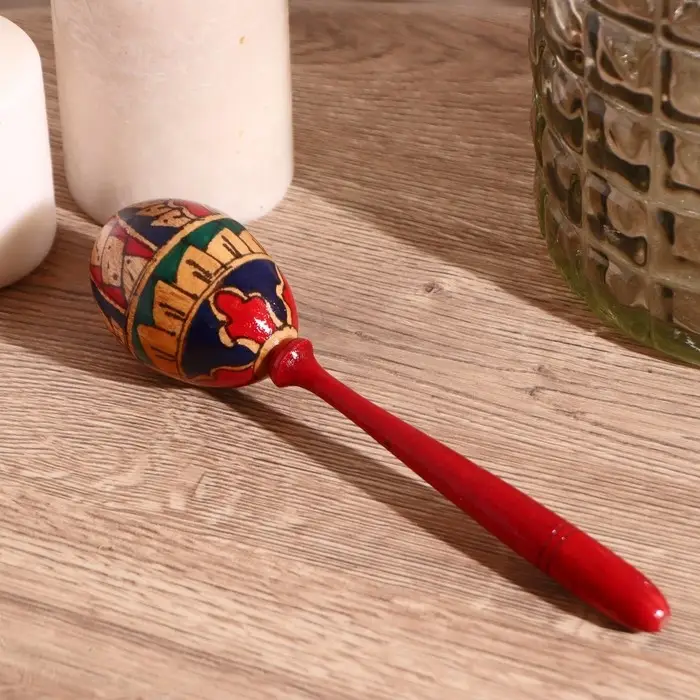 Сувенирный музыкальный инструмент "Маракас" 20х5х5 см МИКС