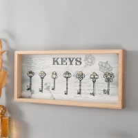 Крючки декоративные дерево "Ретро. Ключи" 29,8х2,5х13,6 см