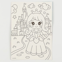 Аппликация стразами для детей &laquo;Принцесса&raquo;, набор для творчества, А5