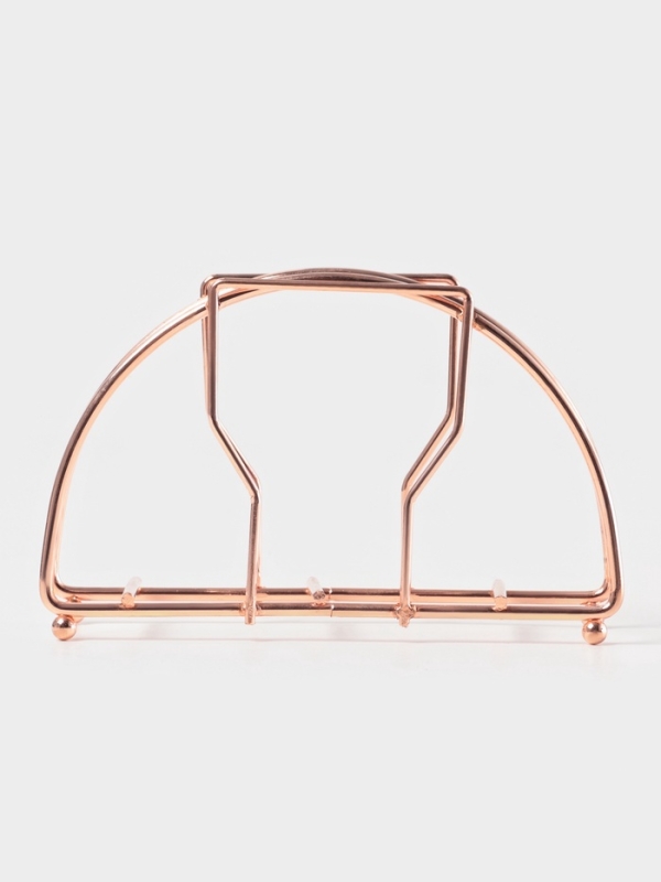 Салфетница Доляна &laquo;Куб&raquo;, розовое золото