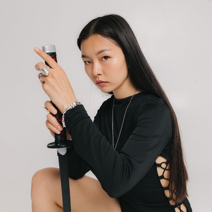 Браслет металл &laquo;Япония&raquo; отдыхающий дракон, цвет серебро, 20 см