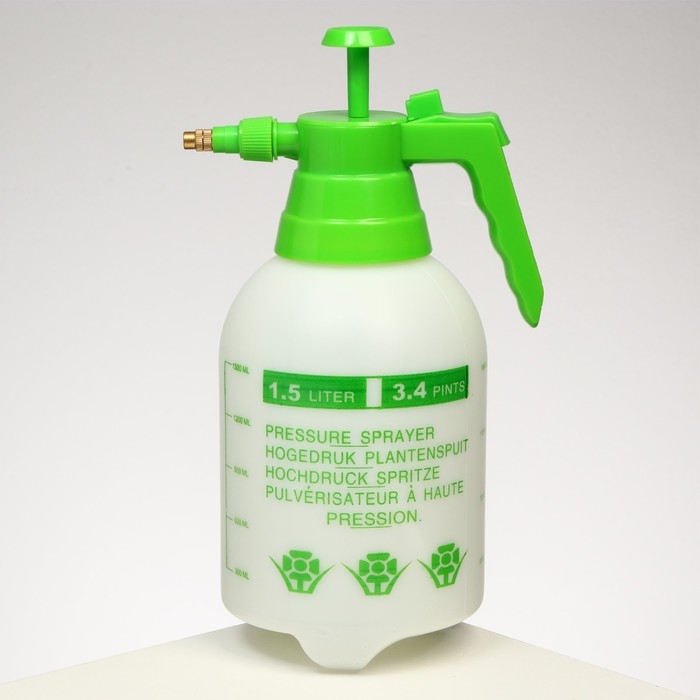 Опрыскиватель помповый, 1.5 л, ABS пластик, Greengo