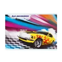 Альбом для рисования Calligrata А4, 12 листов на скрепке, обложка мелованный картон, МИКС