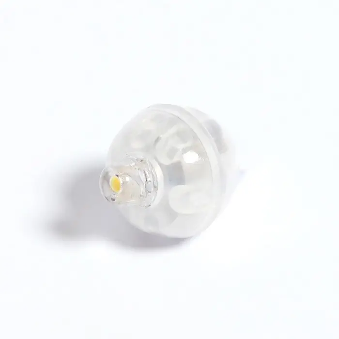 Светодиод для воздушного шара, круглый, цвет жёлтый, пластик