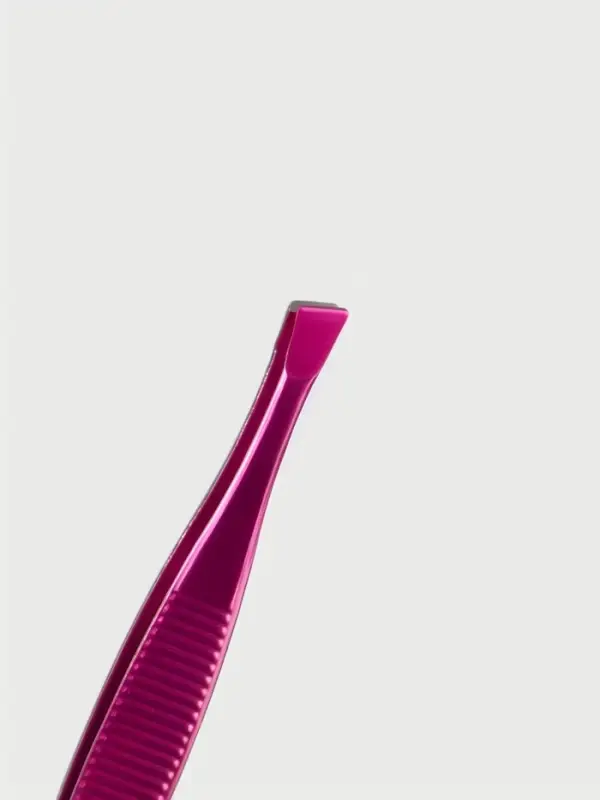 Пинцет для бровей, скошенный, узкий, 9 см, МИКС