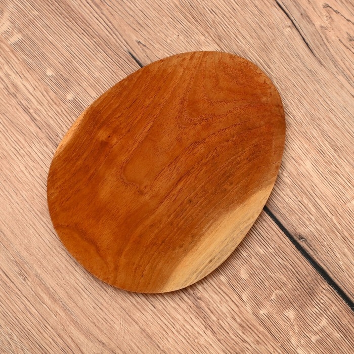 Блюдо 24х18х2 см, тиковое дерево