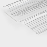 Сушилка для посуды с поддоном для шкафа 60 см, 56.5&times;25.6 см, хром