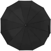 Зонт складной Fiber Magic Major с кейсом, черный