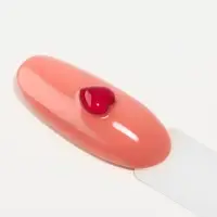 Фигурки для декора, объёмные, полупрозрачные, темно-розовые