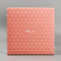 Коробка для цветов с вазой и PVC окнами складная &laquo;Для тебя&raquo;, 23 х 30 х 23 см