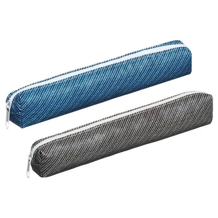 Пенал школьный "Джинс" на молнии, МИКС