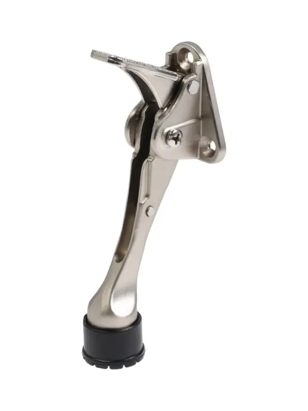 Фиксатор дверной LOCKLAND &ldquo;козья ножка&rdquo;, с автоподъемом, цвет хром